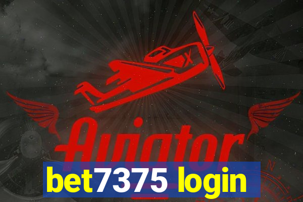 bet7375 login