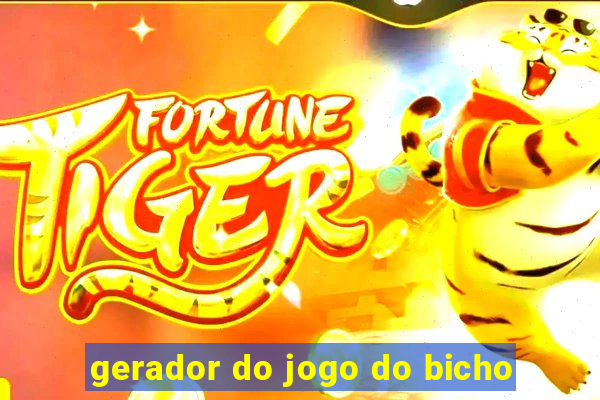 gerador do jogo do bicho