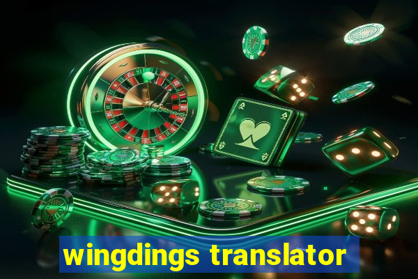 wingdings translator