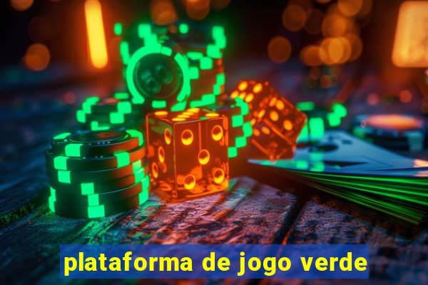 plataforma de jogo verde