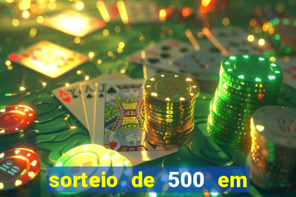 sorteio de 500 em cash toda segunda feira novibet como funciona