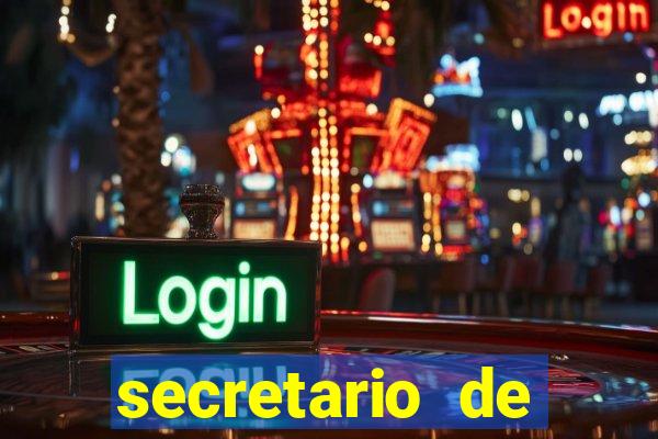 secretario de esporte salario