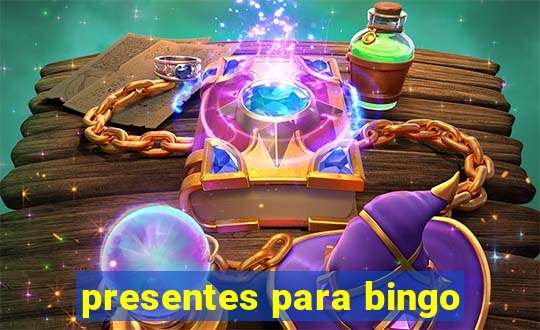 presentes para bingo